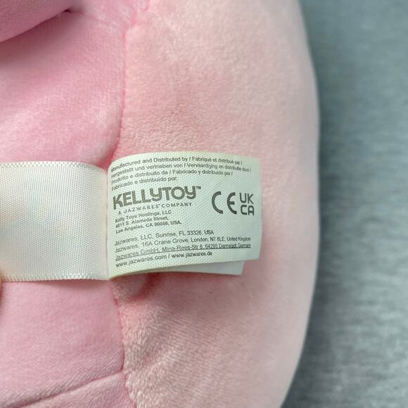 11-12" Wu the Rainbow Bunny w/ Easter Egg Squishmallow Plush Kellytoy Soft Toy - Picture 8 of 9